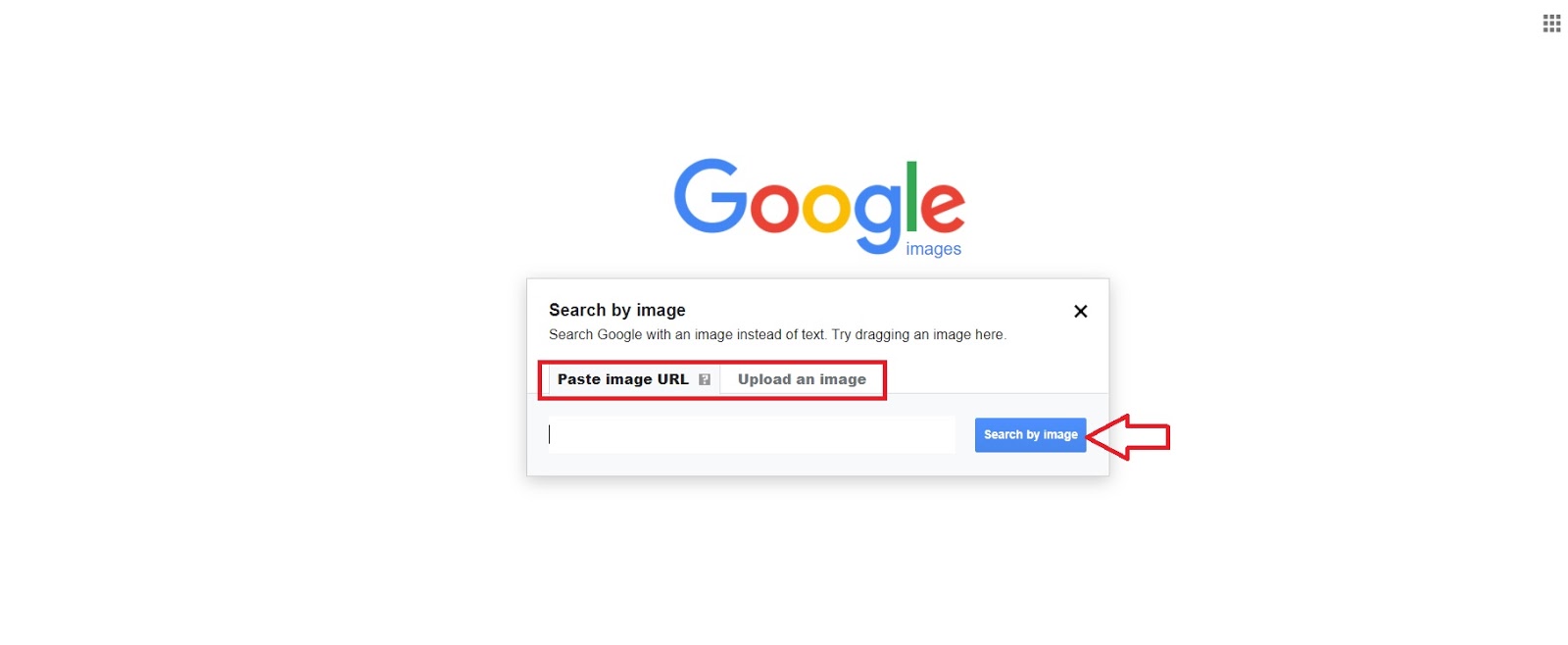 upload an image or use an image URL
